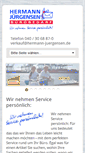Mobile Screenshot of hermann-juergensen.de